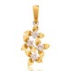 Beautifully Crafted Diamond Pendant Set with Matching Earrings in 18k gold with Certified Diamonds - LPT2076P, LPT2076EP
